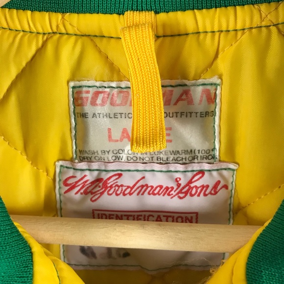 Vintage 1980s RARE Alaska Miners Satin Bomber Jacket - Picture 3 of 7